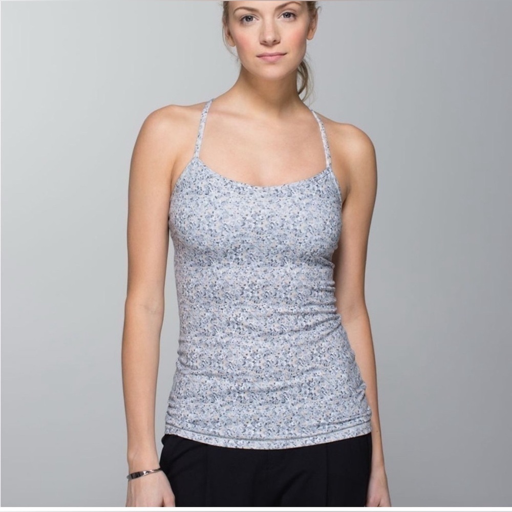 Lululemon active top size 6 athletic floral